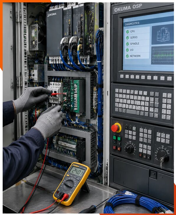 Ремонт систем ЧПУ Okuma OSP в Можге